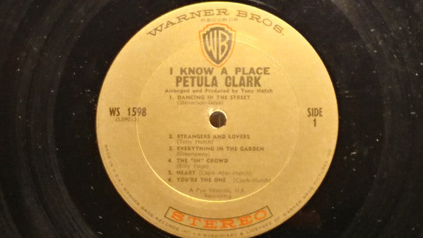 Petula Clark - I Know A Place (Vinyl, LP, Album, Stereo) Very Good (VG) / Very Good (VG)