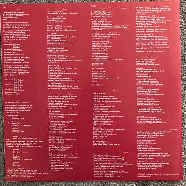 Queen - The Works (Vinyl, LP, Album, Stereo)