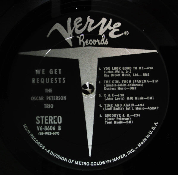 The Oscar Peterson Trio - We Get Requests (Vinyl, LP, Album, Stereo) Very Good (VG) / Good Plus (G+)
