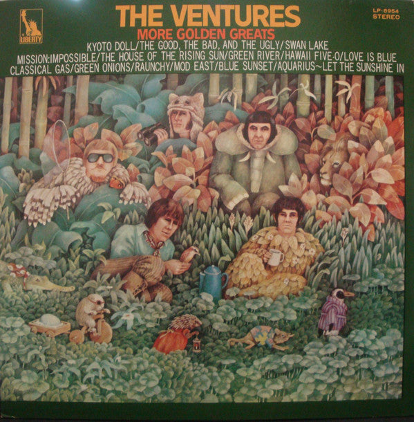 The Ventures - More Golden Greats (Vinyl, LP, Compilation, Stereo) Very Good Plus (VG+) / Good (G)
