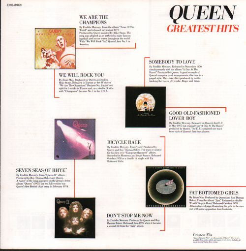 Queen - Greatest Hits (Vinyl, LP, Compilation, Reissue, Stereo) Very Good Plus (VG+) / Very Good Plus (VG+)