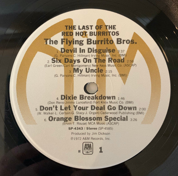 The Flying Burrito Bros - Last Of The Red Hot Burritos (Vinyl, LP, Album) Near Mint (NM or M-) / Very Good Plus (VG+)