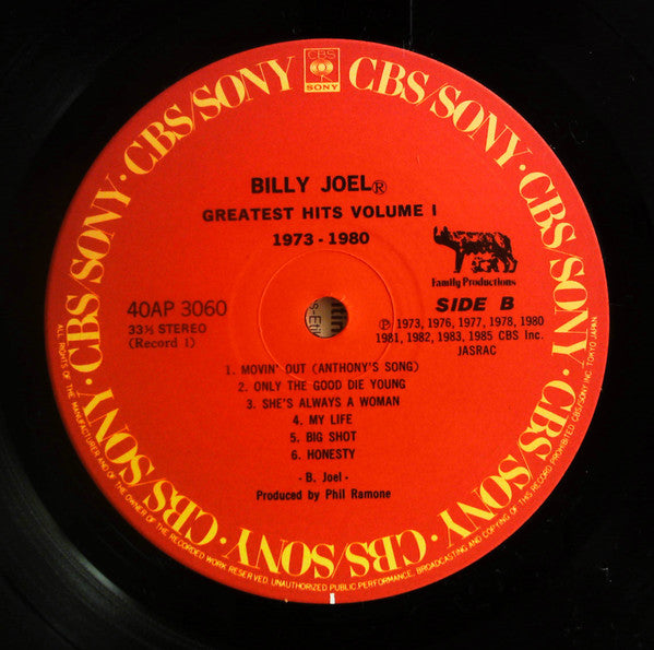 Billy Joel - Greatest Hits Volume I & Volume II (Vinyl, LP, Compila...