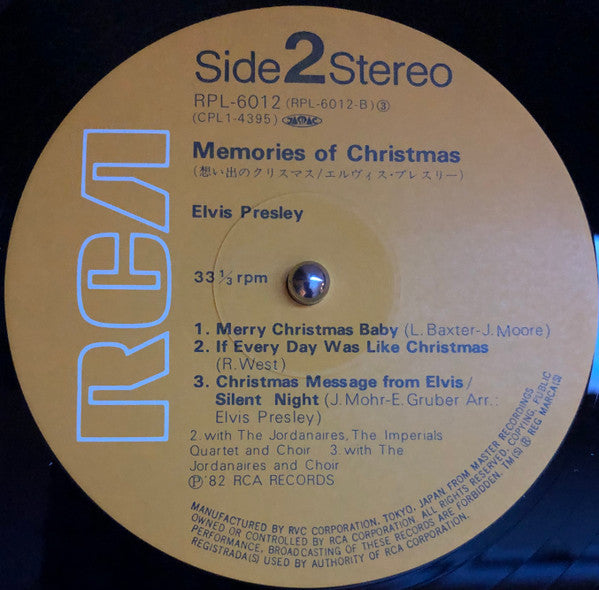 Elvis Presley - Memories of Christmas (Vinyl, LP, Compilation, Stereo)