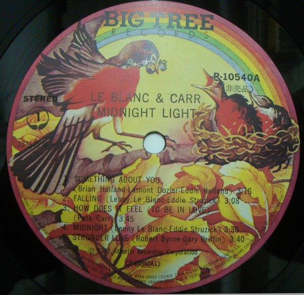 LeBlanc & Carr - Midnight Light (Vinyl, LP, Album, Promo) Very Good Plus (VG+) / Good Plus (G+)