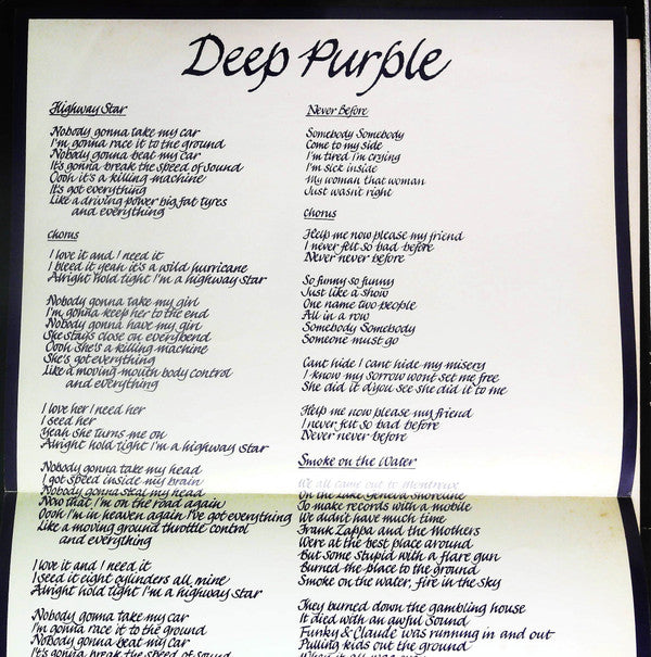Deep Purple - Machine Head (Vinyl, LP, Album)