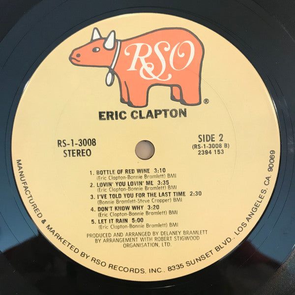Eric Clapton - Eric Clapton (Vinyl, LP, Album, Reissue, Stereo) Very Good Plus (VG+) / Near Mint (NM or M-)