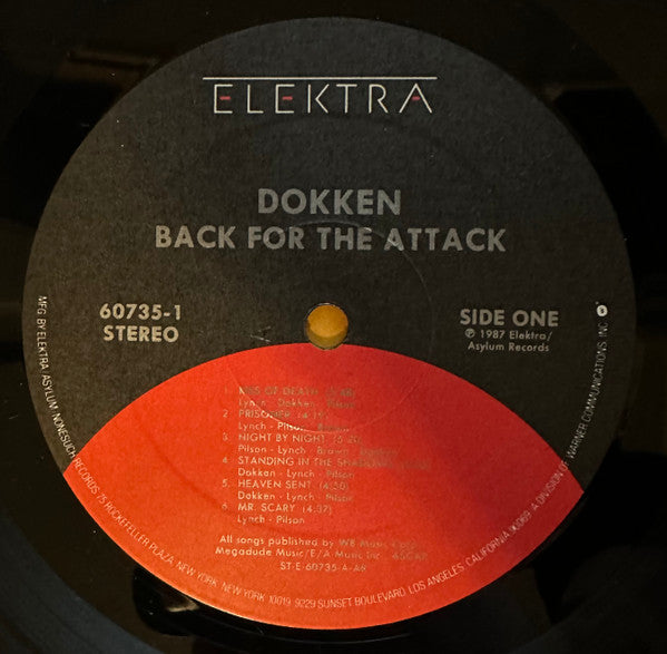 Dokken - Back For The Attack (Vinyl, LP, Album, Stereo)