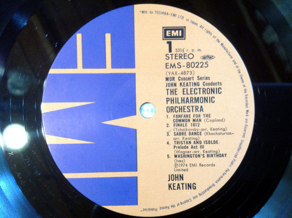 John Keating - John Keating Conducts The Electronic Philharmonic Orchestra (Vinyl, LP, Album, Stereo) Very Good Plus (VG+) / Very Good Plus (VG+)