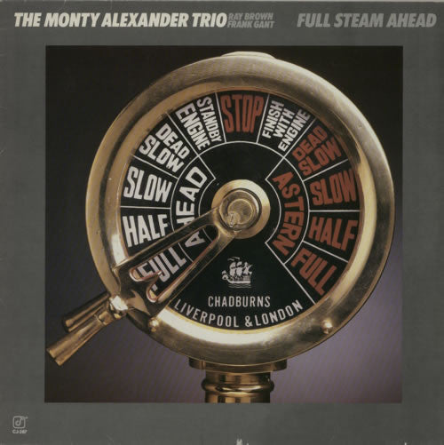 The Monty Alexander Trio - Full Steam Ahead (Vinyl, LP, Album, Stereo) Very Good Plus (VG+) / Very Good (VG)