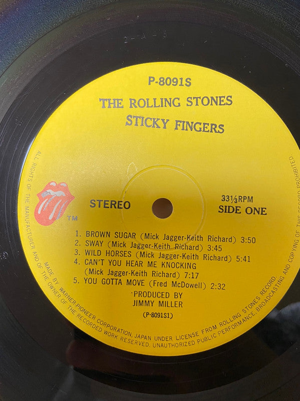 The Rolling Stones - Sticky Fingers (Vinyl, LP, Album, Stereo)