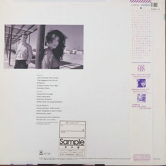 Cock Robin - After Here Through Midland (Vinyl, LP, Album, Promo) Very Good Plus (VG+) / Very Good (VG)