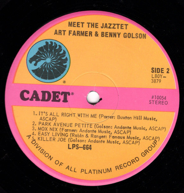 Art Farmer - Meet The Jazztet (Vinyl, LP, Album, Stereo, Reissue) Very Good (VG) / Very Good (VG)