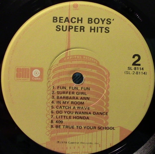 The Beach Boys - Beach Boys' Super Hits (Vinyl, LP, Compilation) Very Good Plus (VG+) / Very Good Plus (VG+)