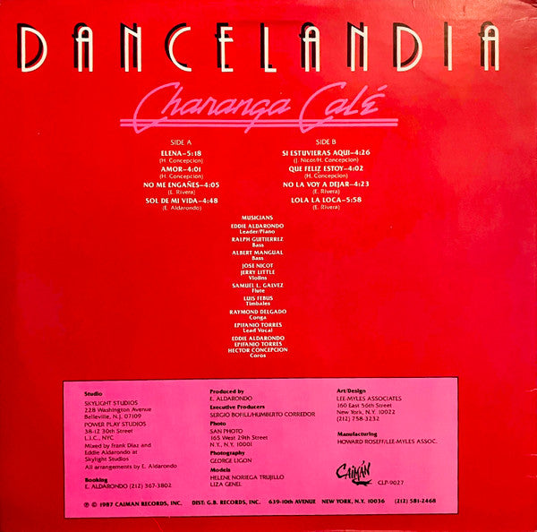 Charanga Calé - Dancelandia (Vinyl, LP, Album) Good Plus (G+) / Good Plus (G+)