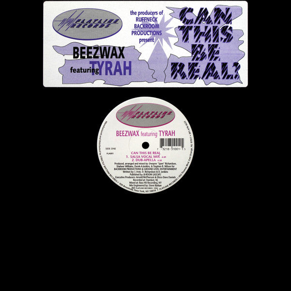 Beezwax - Can This Be Real (Vinyl, 12", 33 ⅓ RPM) Good Plus (G+) / Generic