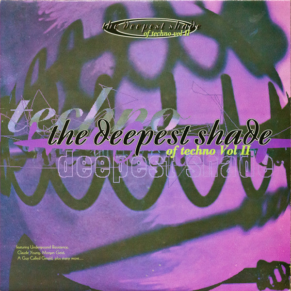 Various - The Deepest Shade Of Techno Vol II (2xVinyl, LP, Compilation) Good Plus (G+) / Very Good Plus (VG+)