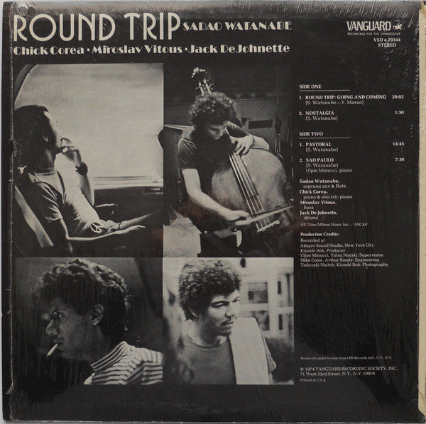 Sadao Watanabe - Round Trip (Vinyl, LP, Album) Very Good (VG) / Poor (P)