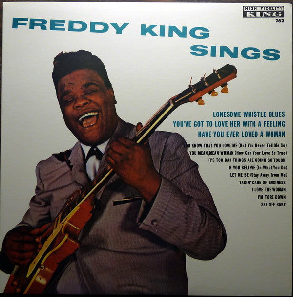 Freddie King - Freddy King Sings (Vinyl, LP, Reissue, Repress) Very Good Plus (VG+) / Very Good (VG)