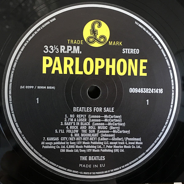 The Beatles - Beatles For Sale (Vinyl, LP, Album, Reissue, Stereo) Very Good Plus (VG+) / Very Good (VG)