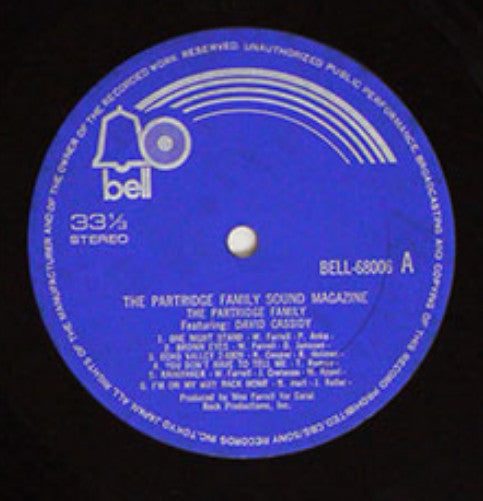 The Partridge Family - The Partridge Family Sound Magazine (Vinyl, LP, Album) Very Good (VG) / Very Good (VG)