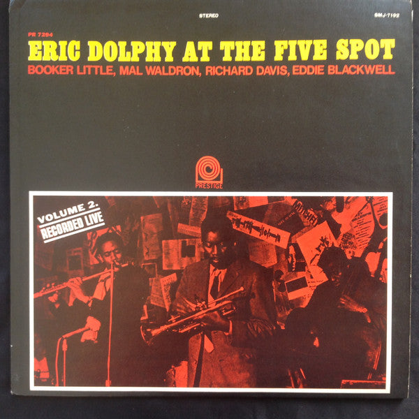 Eric Dolphy - At The Five Spot Volume 2 (Vinyl, LP, Album, Reissue, Stereo) Very Good Plus (VG+) / Very Good (VG)