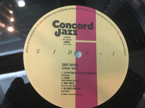 Charlie Byrd - Great Guitars / Straight Tracks (Vinyl, LP, Stereo) Very Good Plus (VG+) / Good (G)