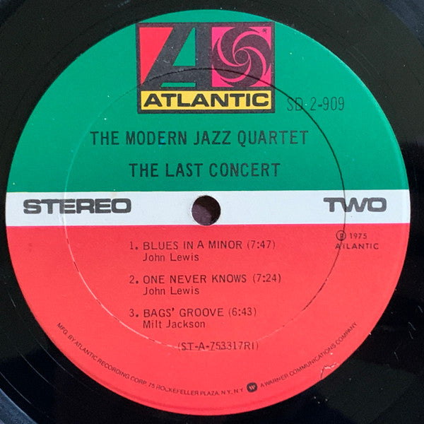 The Modern Jazz Quartet - The Last Concert (2xVinyl, LP, Album, Stereo) Very Good (VG) / Good Plus (G+)