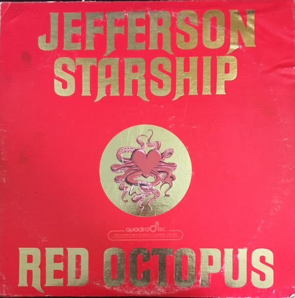 Jefferson Starship - Red Octopus (Vinyl, LP, Album, Quadraphonic) Good Plus (G+) / Good Plus (G+)