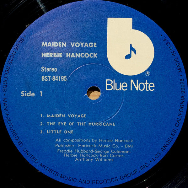 Herbie Hancock - Maiden Voyage (Vinyl, LP, Album, Reissue, Stereo) Very Good (VG) / Very Good Plus (VG+)