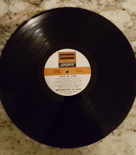 Brotherhood Of Man - United We Stand (Vinyl, LP, Album, Stereo) Good Plus (G+) / Good Plus (G+)