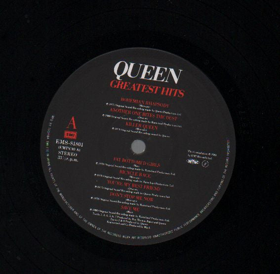 Queen - Greatest Hits (Vinyl, LP, Compilation, Reissue, Stereo) Very Good Plus (VG+) / Very Good Plus (VG+)