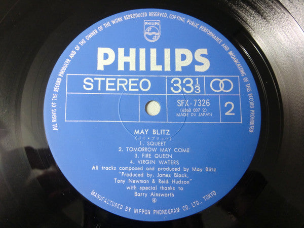 May Blitz - May Blitz (Vinyl, LP, Album) Very Good (VG) / Good Plus (G+)