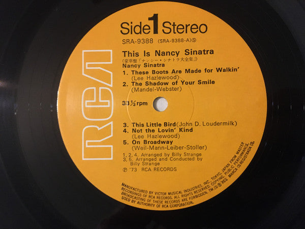 Nancy Sinatra - This Is Nancy Sinatra (2xVinyl, LP, Compilation) Very Good (VG) / Very Good (VG)