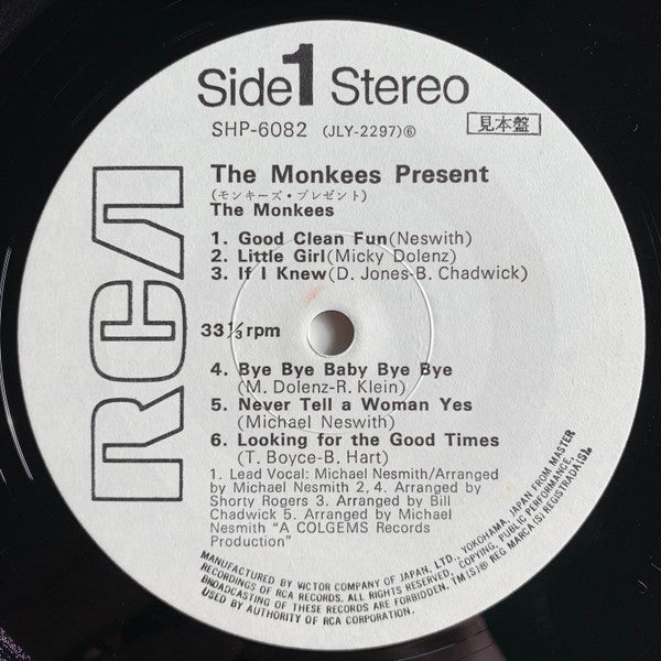 The Monkees - The Monkees Present (Vinyl, LP, Album, Promo, Stereo) Very Good Plus (VG+) / Very Good (VG)