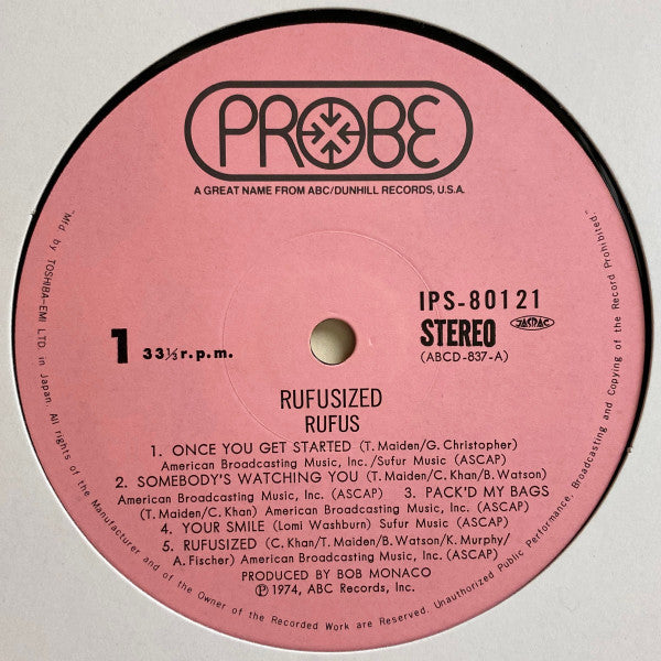 Rufus & Chaka Khan - Rufusized (Vinyl, LP, Album)