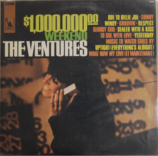 The Ventures - $1,000,000.00 Weekend (Vinyl, LP, Album, Reissue, Stereo) Very Good Plus (VG+) / Very Good (VG)