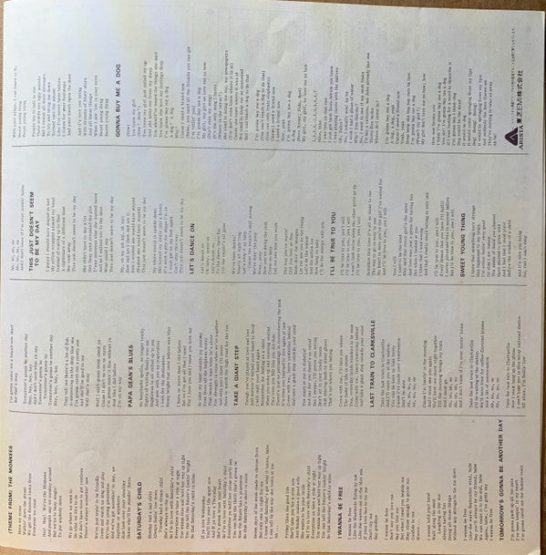The Monkees - The Monkees (Vinyl, LP, Album, Stereo) Near Mint (NM or M-) / Very Good Plus (VG+)