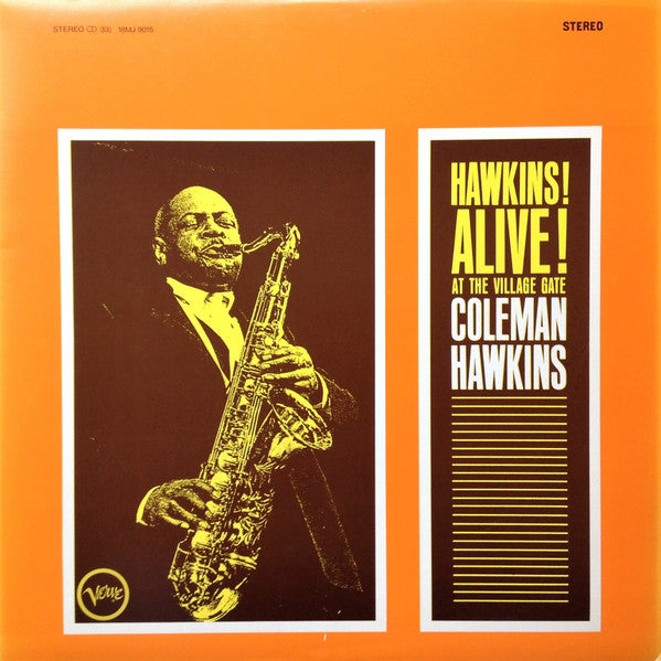 Coleman Hawkins - Hawkins! Alive! At The Village Gate = Battle of Jericho (Vinyl, LP, Album, Limited Edition, Reissue, Stereo) Very Good (VG) / Very Good (VG)