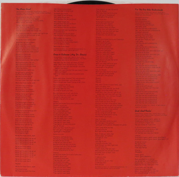 War - The Music Band (Vinyl, LP, Album) Very Good (VG) / Very Good (VG)