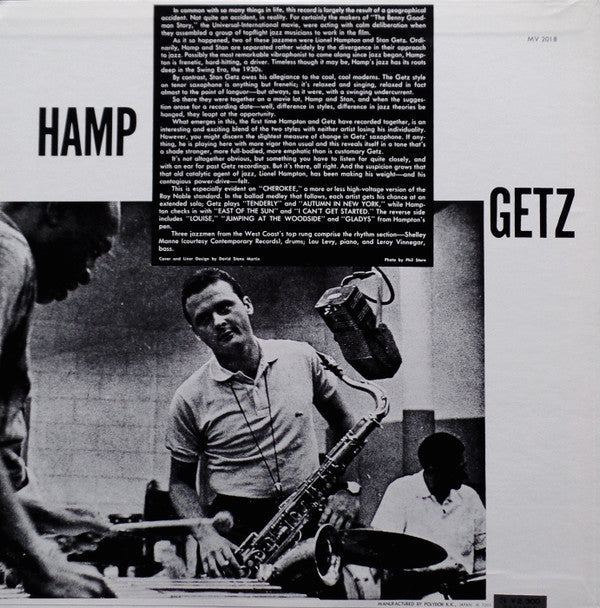 Lionel Hampton - Hamp And Getz (Vinyl, LP, Album, Reissue, Mono) Very Good Plus (VG+) / Very Good Plus (VG+)