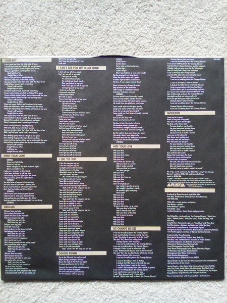 Willie Nile - Golden Down (Vinyl, LP, Album) Very Good Plus (VG+) / Very Good Plus (VG+)