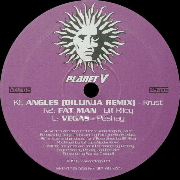 Various - Planet V (8xVinyl, Box Set, 12", 33 ⅓ RPM, 45 RPM, Compilation, Compilation) Very Good Plus (VG+) / Very Good (VG)