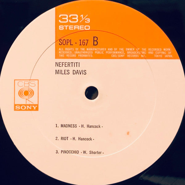 Miles Davis - Nefertiti (Vinyl, LP, Album, Reissue, Stereo) Very Good (VG) / Very Good (VG)