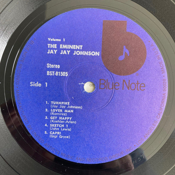 J.J. Johnson - The Eminent Jay Jay Johnson Volume 1 (Vinyl, LP, Compilation, Reissue) Very Good Plus (VG+) / Very Good Plus (VG+)