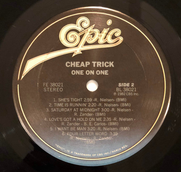 Cheap Trick - One On One (Vinyl, LP, Album, Stereo) Very Good (VG) / Very Good Plus (VG+)