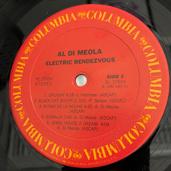 Al Di Meola - Electric Rendezvous (Vinyl, LP, Album) Very Good (VG) / Very Good Plus (VG+)