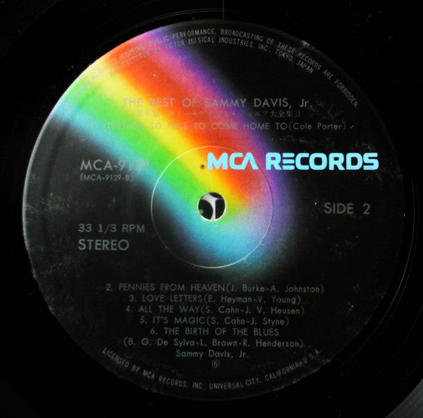Sammy Davis Jr. - The Best Of Sammy Davis, Jr. (2xVinyl, LP, Compilation, Deluxe Edition) Very Good (VG) / Very Good Plus (VG+)