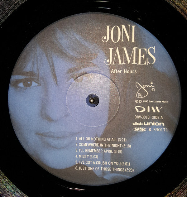 Joni James - After Hours (Vinyl, LP, Album, Reissue) Very Good Plus (VG+) / Very Good Plus (VG+)