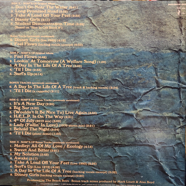 The Beach Boys - Feel Flows (The Sunflower & Surf's Up Sessions • 1969-1971) (Vinyl, Vinyl, Vinyl, Vinyl, Box Set, LP, Album, Reissue, LP, Compilation, LP, Album, Reissue, LP, Compilation, Limited Edition, Remastered, Stereo) Mint (M) / Mint (M)